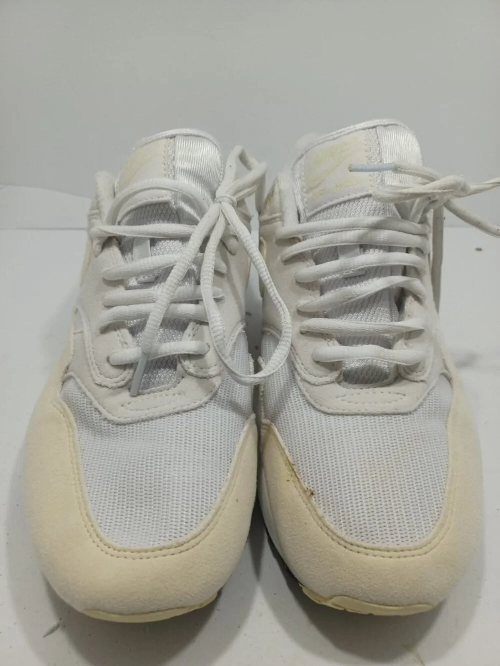 Nike Air Max 1 Shoes Womens 9 White Alabaster Cushioned Sneakers DZ2628-108 %